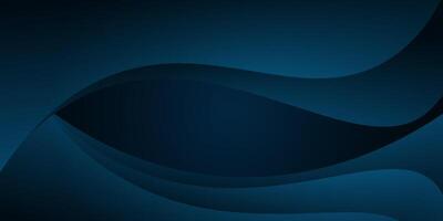 Abstract 3d dark blue waves with shadow shape background. Futuristic wave background. Eps10 vector