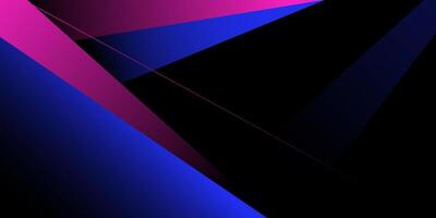 Blue and pink abstract background overlapping with square paper cut pattern. Dark background with shadow and line design. Eps10 vector