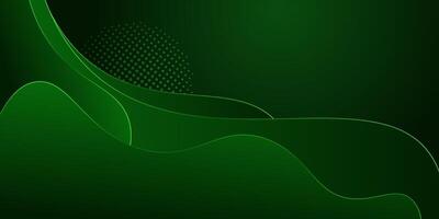 Abstract green wave 3D background. Wave pattern with line concept. Eps10 vector