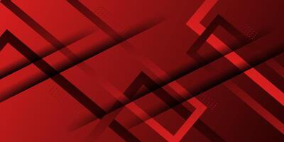 Abstract dark red 3D background. Simple overlapping paper cut square shapes pattern with lines. Eps10 vector