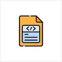 A file icon with a text box on it vector