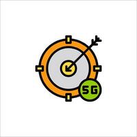 A green arrow pointing to the number 5 vector