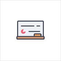 A check box icon on a white background vector