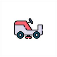 A car with a seat and a seatbelt on it vector