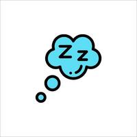 A blue cloud with a smiley face inside it vector