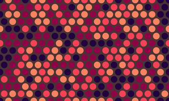 Abstract geometric pattern with vibrant red and purple circles. Perfect for backgrounds, textiles, and modern design projects. vector