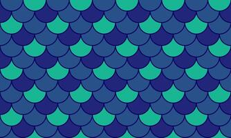 Vibrant teal and navy blue fish scale pattern. Perfect for textile design, website backgrounds, or any project needing a playful, aquatic feel. vector