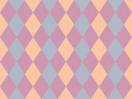 Elegant pastel argyle pattern. Soft, muted tones create a sophisticated and calming aesthetic. Perfect for backgrounds, textiles, or branding. Evokes feelings of serenity and timeless style. vector