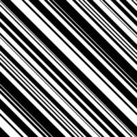 Dynamic diagonal stripes in black and white create a bold, graphic pattern. Perfect for backgrounds, website design, or textile prints, this image conveys energy and movement. vector