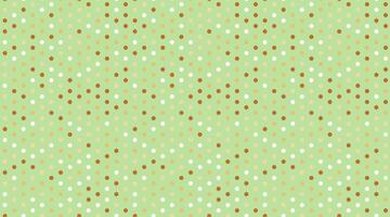 Delightful pastel green background adorned with a playful polka dot pattern in earthy tones. Perfect for textile design, website backgrounds, or cheerful branding. vector