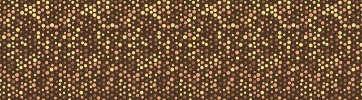 Elegant abstract background featuring a seamless pattern of subtly variegated dots in warm earth tones. vector