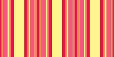 Vibrant vertical stripes in warm, cheerful hues of yellow, pink, and red create a lively, optimistic pattern. vector
