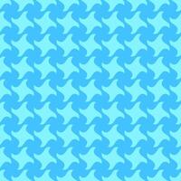 Abstract seamless pattern. Vibrant turquoise blue repeating geometric design. Ideal for textile prints, backgrounds, website design, and modern branding. vector