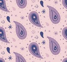 Minimal paisley as effect textured. Repeat stroke at tiled ornate. Stylish swirling with color image luxury. vector