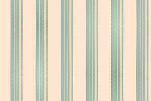 Direct pattern texture, infinity seamless background vertical. Identity textile lines stripe fabric in blanched almond and teal colors. vector