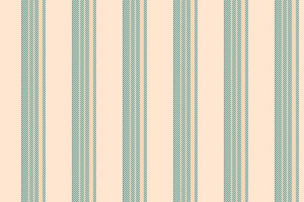 Direct pattern texture, infinity seamless background vertical. Identity textile lines stripe fabric in blanched almond and teal colors.