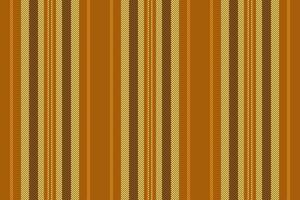 Raterial background lines stripe, blank textile seamless pattern. Catin texture vertical fabric in orange and yellow colors. vector