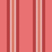 Eamask pattern stripe background, patterned vertical texture . Fostume fabric seamless textile lines in red and maroon colors. vector