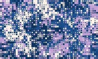 Abstract pixelated pattern in cool tones. Perfect for tech, design, or modern backgrounds. A vibrant mosaic of squares evokes feelings of data, technology, and digital artistry. vector