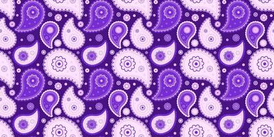Persian paisley as festive tiled. Blossom twisted at linen print. Vitality simple and exotic pattern. vector