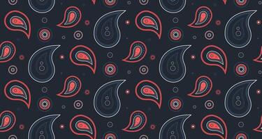 Drawn wedding with swirling blossom. Botany contrast as horizontal indian. Eternity curve as image tiled. vector