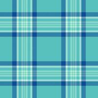 Modern texture background plaid, turkish check tartan textile. Isolation seamless pattern fabric in teal and light colors. vector