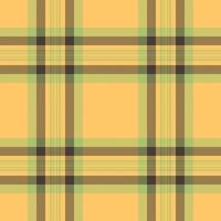 Grunge background tartan, man fabric plaid seamless. Suite pattern check textile texture in amber and lime colors. vector