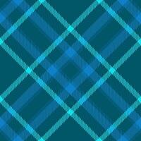 Stunning teal and aqua plaid pattern. Perfect for textile design, web backgrounds, or stylish branding. This seamless texture offers a modern, geometric feel with a touch of classic elegance. vector