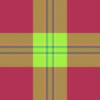 Femininity texture pattern check, diverse tartan background fabric. Creativity seamless plaid textile in red and green colors. vector