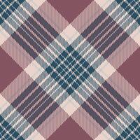 Graceful fabric check , hounds texture background textile. Sketch pattern tartan plaid seamless in light and cyan colors. vector