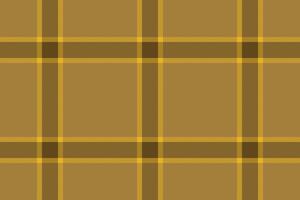 Elegant brown and gold plaid pattern, perfect for autumnal designs, textile prints, or website backgrounds. The subtle color palette evokes warmth and sophistication. vector