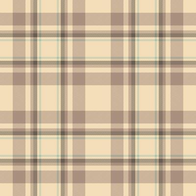 Elegant cream and brown plaid pattern. Perfect for textile design, wallpaper, or website backgrounds. This subtle, timeless design evokes feelings of warmth and sophistication.