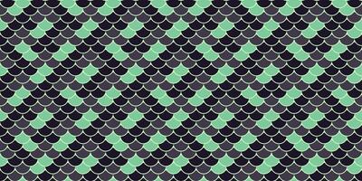Abstract seamless pattern. Elegant, geometric design featuring overlapping scales in teal and dark gray. Perfect for textiles, website backgrounds, or modern branding. vector