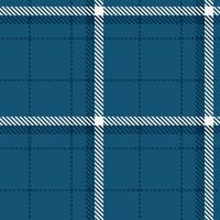 Give texture tartan check, tablecloth background textile. Messy seamless pattern fabric plaid in atlantic and cyan colors. vector