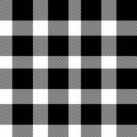 Old texture tartan seamless, italian pattern check textile. Hounds tooth fabric plaid background in black and white colors. vector