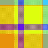 Pastel tartan pattern, contour background check seamless. Packaging fabric plaid texture textile in bright and cyan colors. vector