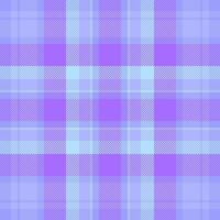 Customer plaid seamless , victorian pattern check textile. Intense tartan texture fabric background in blue and violet colors. vector