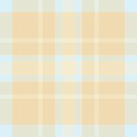 Fancy tartan background textile, bathroom plaid seamless . Fade fabric pattern check texture in light and wheat colors. vector