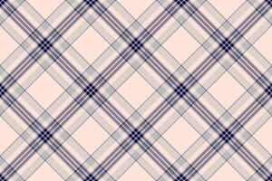 Elegant blush pink and muted blue plaid pattern. Subtle yet sophisticated diagonal design, perfect for textile prints, website backgrounds, or stationery. vector