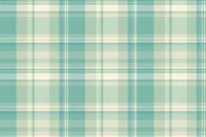 Horizontal texture background, rough fabric check textile. Stitched plaid tartan pattern seamless in pastel and light colors. vector