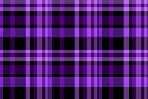 Screen background pattern fabric, geometry check plaid. Infant textile tartan seamless texture in violet and dark colors. vector