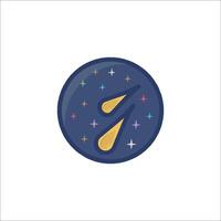 A logo for a company that sells space themed products vector
