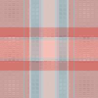Female texture check fabric, minimal textile pattern background. Printing tartan plaid seamless in sky gray and red colors. vector
