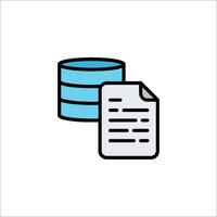 A file and a document icon vector