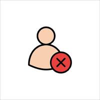 A person with a red cross on their face vector
