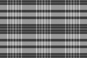 Sleek grayscale plaid pattern. Perfect for textile design, website backgrounds, or adding a touch of sophisticated texture to your projects. vector