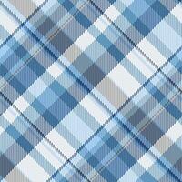 Elegant diagonal plaid pattern in cool blues and grays. Perfect for textile design, fashion, website backgrounds, or stationery. vector