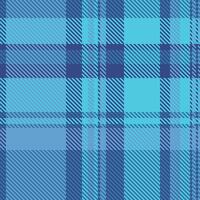 Herringbone tartan check , contemporary plaid seamless texture. Exotic pattern fabric background textile in cyan and blue colors. vector