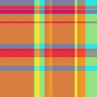 Vibrant, cheerful plaid pattern in sunny hues. Perfect for textile design, website backgrounds, or fashion projects. vector