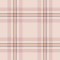 Back texture fabric seamless, robe pattern plaid tartan. Strip background check textile in light and orange colors. vector